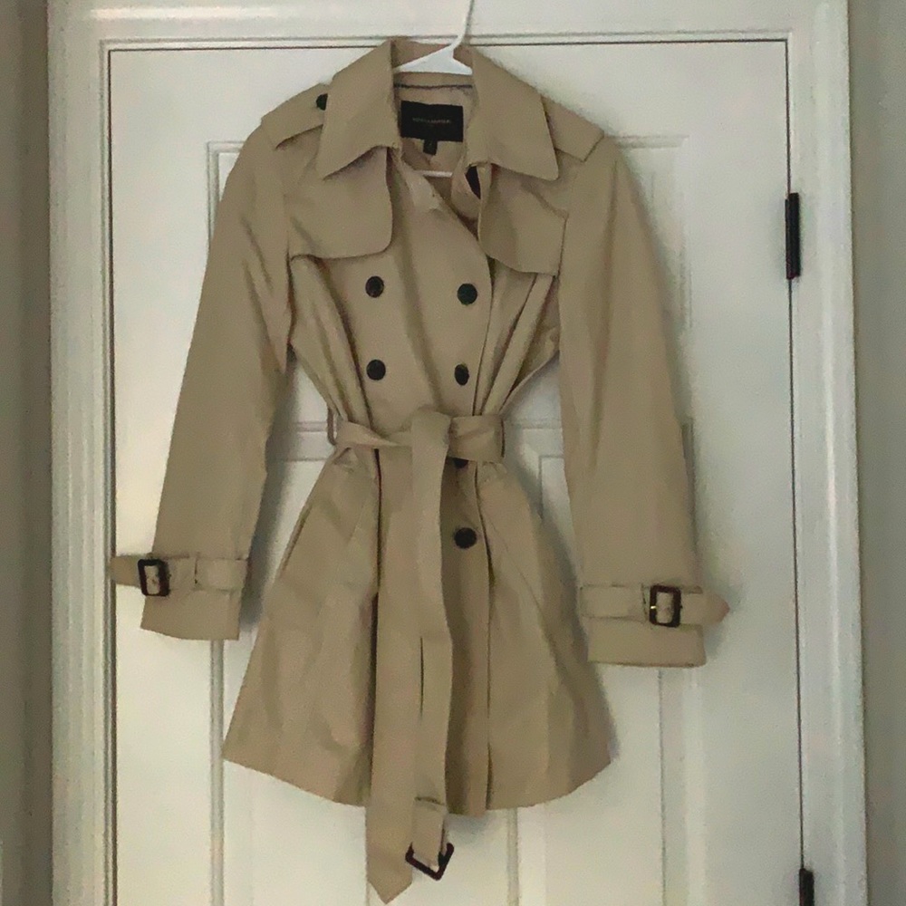 Banana Republic Khaki Trench Coat